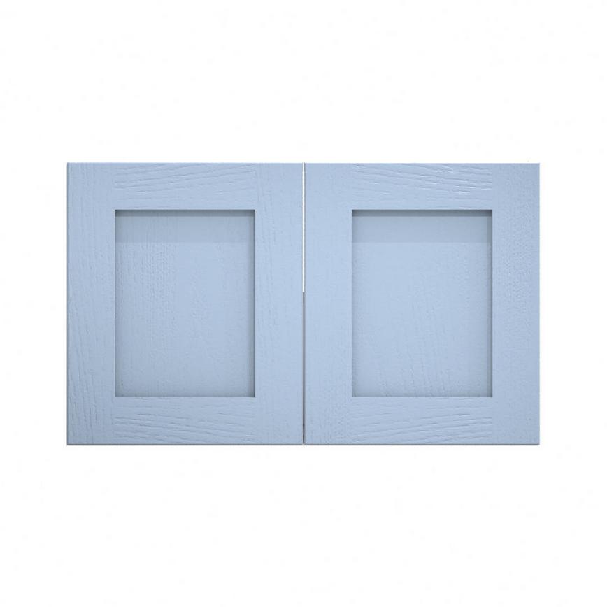Chilcomb Dusk Blue 800 Double Belfast Sink Door