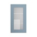 Chilcomb Dusk Blue 400 Full Height Glass Door Cut Out