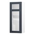 Chilcomb Navy 500 Panelled Glass Dresser Door Open