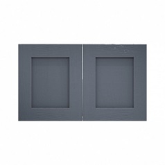Chilcomb Navy 800 Double Belfast Sink Door