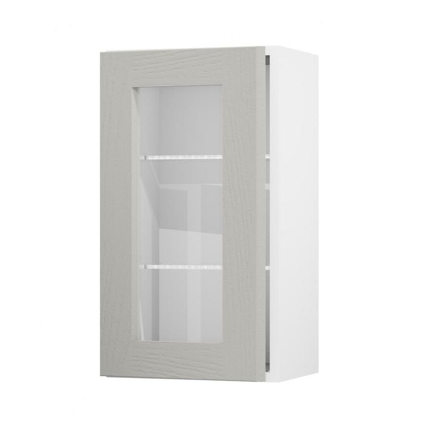 Chilcomb Pebble 400 Full Height Glass Door Open