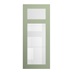 Chilcomb Reed Green 500 Panelled Glass Dresser Door
