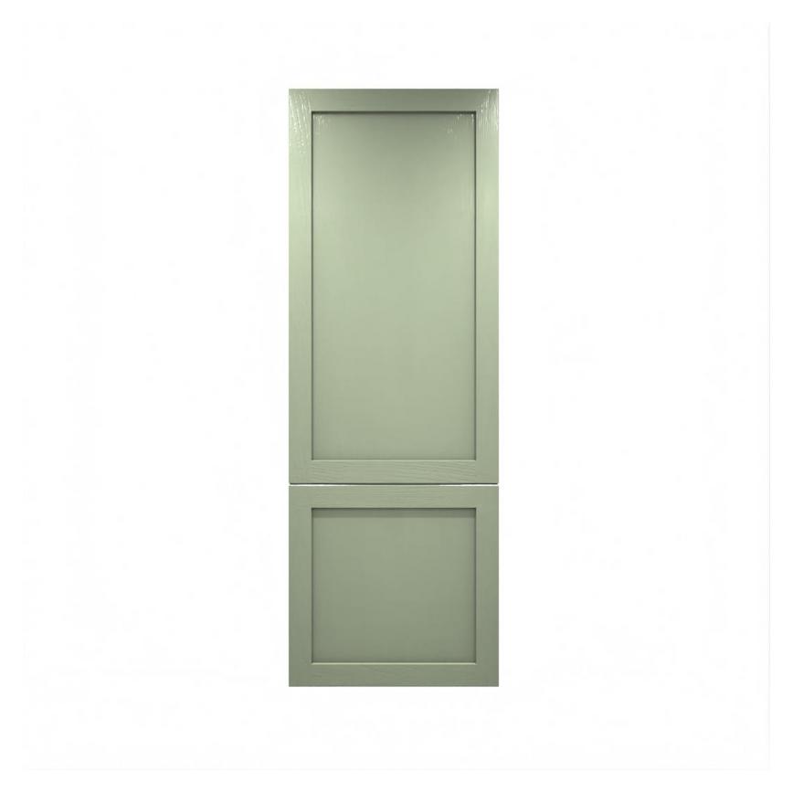 Chilcomb Grain Reed Green 750mm x 1400mm Tall Larder Door Shown from the Front as a Single Door