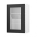 Chilcomb Charcoal 500 Full Height Glass Door Open