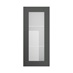 Chilcomb Charcoal 400 Tall Glass Door Cut Out