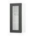 Chilcomb Charcoal 400 Tall Glass Door Open
