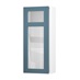 Chilcomb Marine Blue 500 Panelled Glass Dresser Door Open