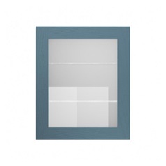 Chilcomb Marine Blue 600 Full Height Glass Glass Door