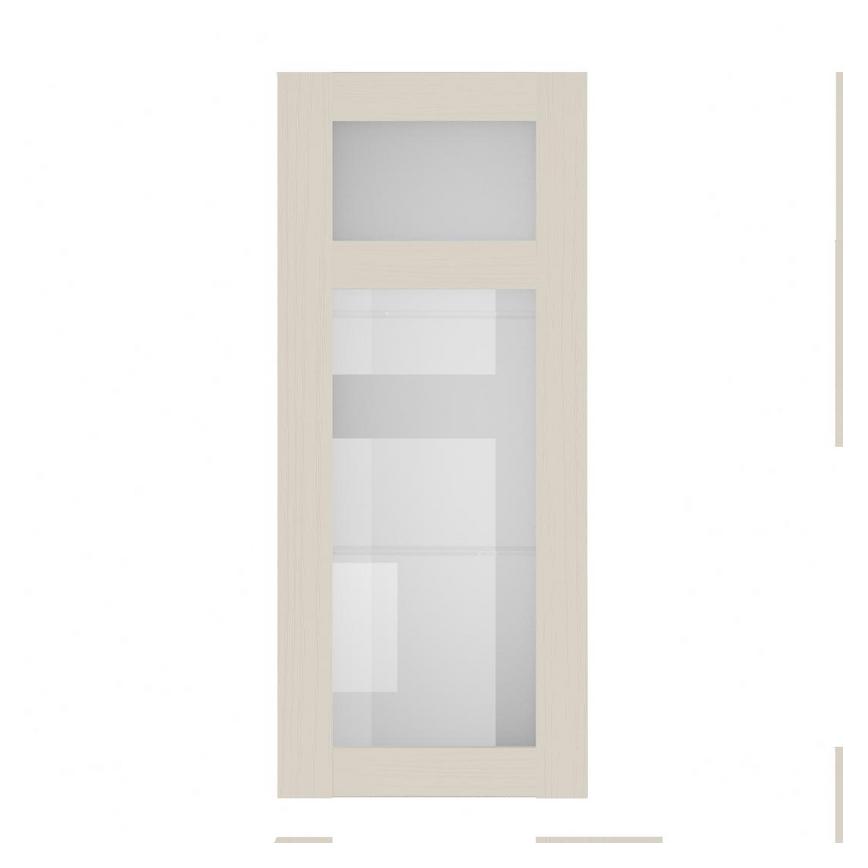 Chilcomb Linen 500 Panelled Glass Dresser Door
