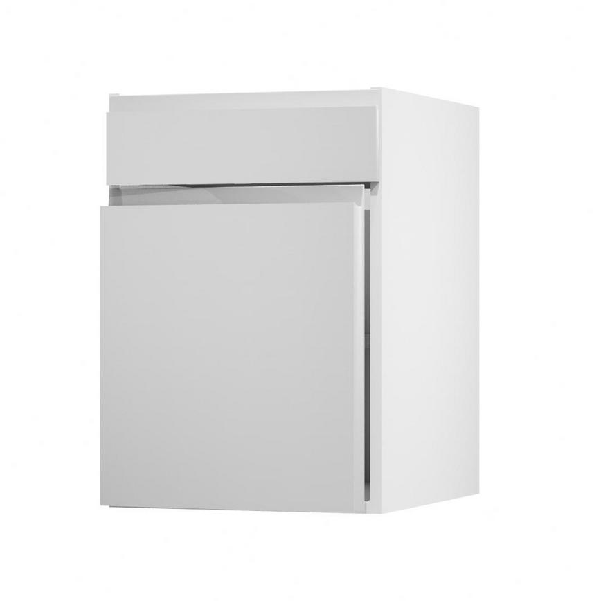 Clerkenwell Gloss Dove Grey 500 Standard Door Open