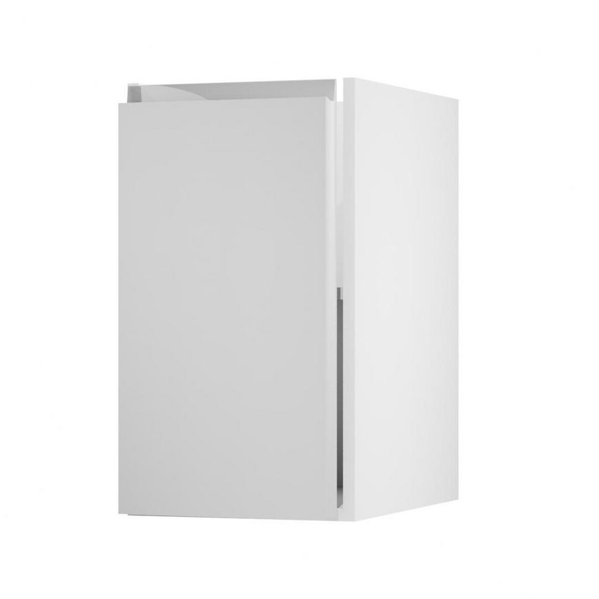 Clerkenwell Gloss Dove Grey 400 Full Height Door Open