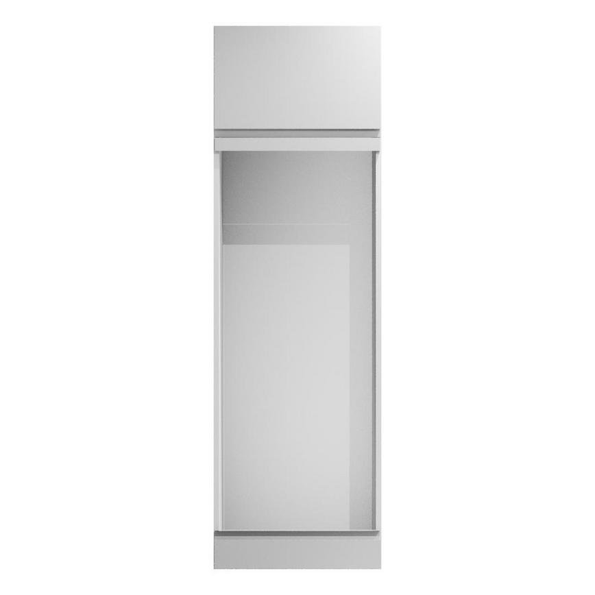 Clerkenwell Gloss Dove Grey Appliance Tower Fascia Door 141mm