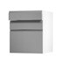 Clerkenwell Gloss Slate Grey 600 Drawer Door Open