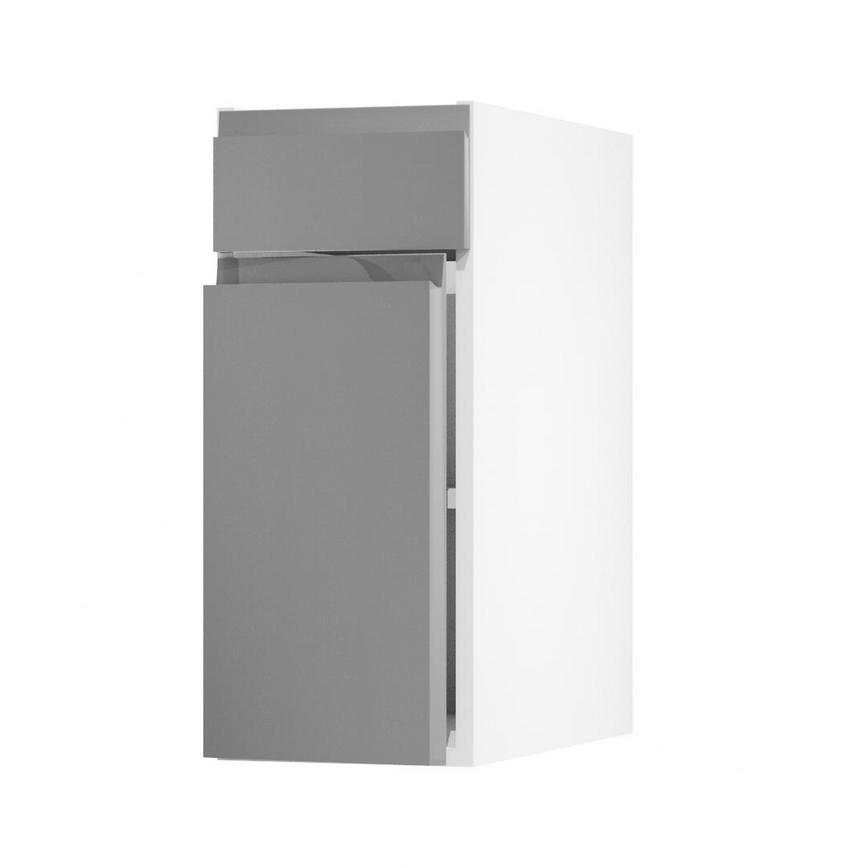 Clerkenwell Gloss Slate Grey 300 Standard Door Open