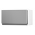 Clerkenwell Gloss Slate Grey 600 Integrated Microwave Topbox Door Open