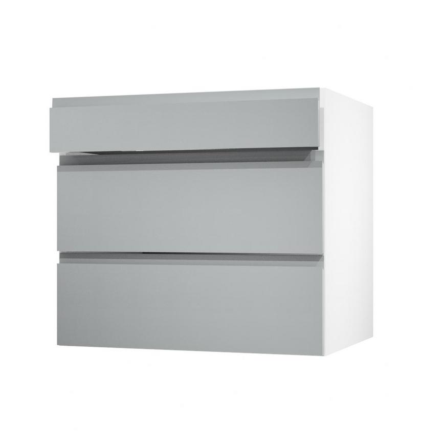 Clerkenwell Gloss Slate Grey 800 Drawer Front Open