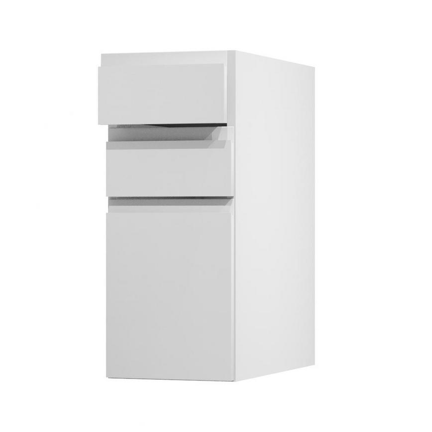 Clerkenwell Gloss White 300 Drawer Door Open