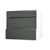 Clerkenwell Super Matt Charcoal 800 Pan Drawer Door Open