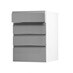 Clerkenwell Super Matt Slate Grey 500 Drawer Door Open