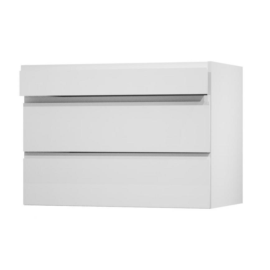 Clerkenwell Super Matt White 1000 Drawer Door Open