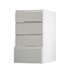 Clerkenwell Super Matt Sandstone 400 Deep Drawer Door Open