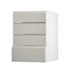 Clerkenwell Super Matt Sandstone 500 Deep Drawer Door Open