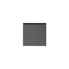 Clerkenwell Gloss Charcoal 750mm x 720mm Tall Larder Door Shown from the Front as a Single Door