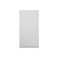 Clerkenwell Super Matt Dove Grey 750mm x 1400mm Tall Larder Door Shown from the Front as a Single Door