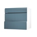 Clerkenwell Super Matt Marine Blue 800 Pan Drawer Door Open