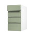 Clerkenwell Super Matt Reed Green 400 Drawer Door Open