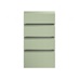 Clerkenwell Super Matt Reed Green 400 Drawer Door