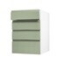 Clerkenwell Super Matt Reed Green 500 Drawer Door Open