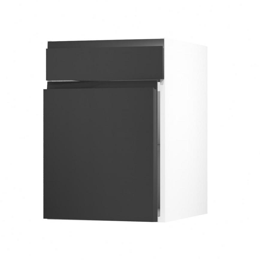 Clerkenwell Super Matt Black 500 Standard Door Open