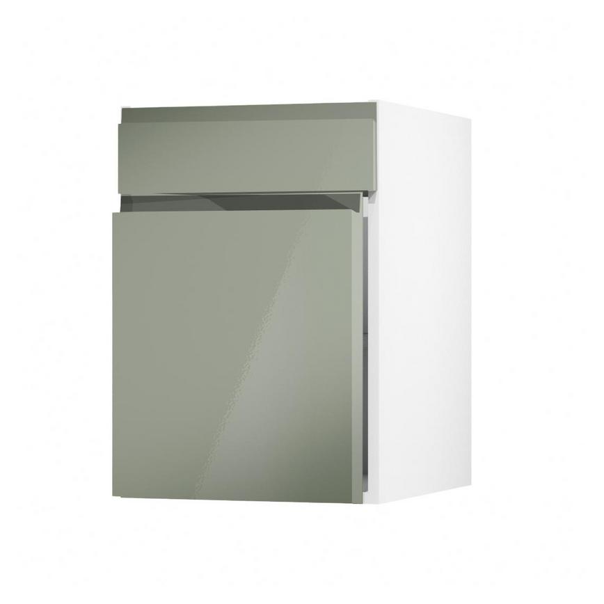 Clerkenwell Gloss Reed Green 500 Standard Door Open