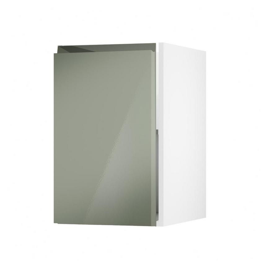 Clerkenwell Gloss Reed Green 450 Full Height Door Open