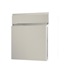 Clerkenwell Gloss Porcelain 600mm x 557mm Door Front Shown Open at an Angle as Part of a Door and Drawer Unit
