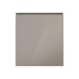 Clerkenwell Gloss Sand Grey 500mm x 557mm Door Front Shown Closed from the Front as Part of a Door and Drawer Unit