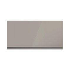 Clerkenwell Gloss Sand Grey 700mm x 360mm Bridging Unit Door Shown Closed from the Front