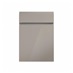 Clerkenwell Gloss Sand Grey 500mm x 557mm Door Front Shown Closed from the Front as Part of a Door and Drawer Unit