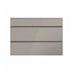 Clerkenwell Gloss Sand Grey 1000mm x 275mm Appliance Drawer Shown Closed from the Front as Part of a Full Drawer Unit