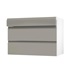 Clerkenwell Super Matt Sand Grey 275mm x 1000mm Appliance Tower Kitchen Drawer Cut Out Front