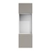 Clerkenwell Super Matt Sand Grey 1220mm x 500mm Full Height Larder Kitchen Door Cut Out Front