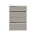 Clerkenwell Super Matt Sand Grey 1220mm x 400mm Full Height Larder Kitchen Door Additional Cut Out