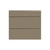 Clerkenwell Matt Metallic Bronze 160mm x 800mm Kitchen Drawer Additional Cut Out