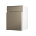 Clerkenwell Matt Metallic Bronze 557mm x 500mm Full Height Drawerline Kitchen Door Angled Open