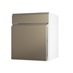 Clerkenwell Matt Metallic Bronze 557mm x 600mm Full Height Drawerline Kitchen Door Angled Open