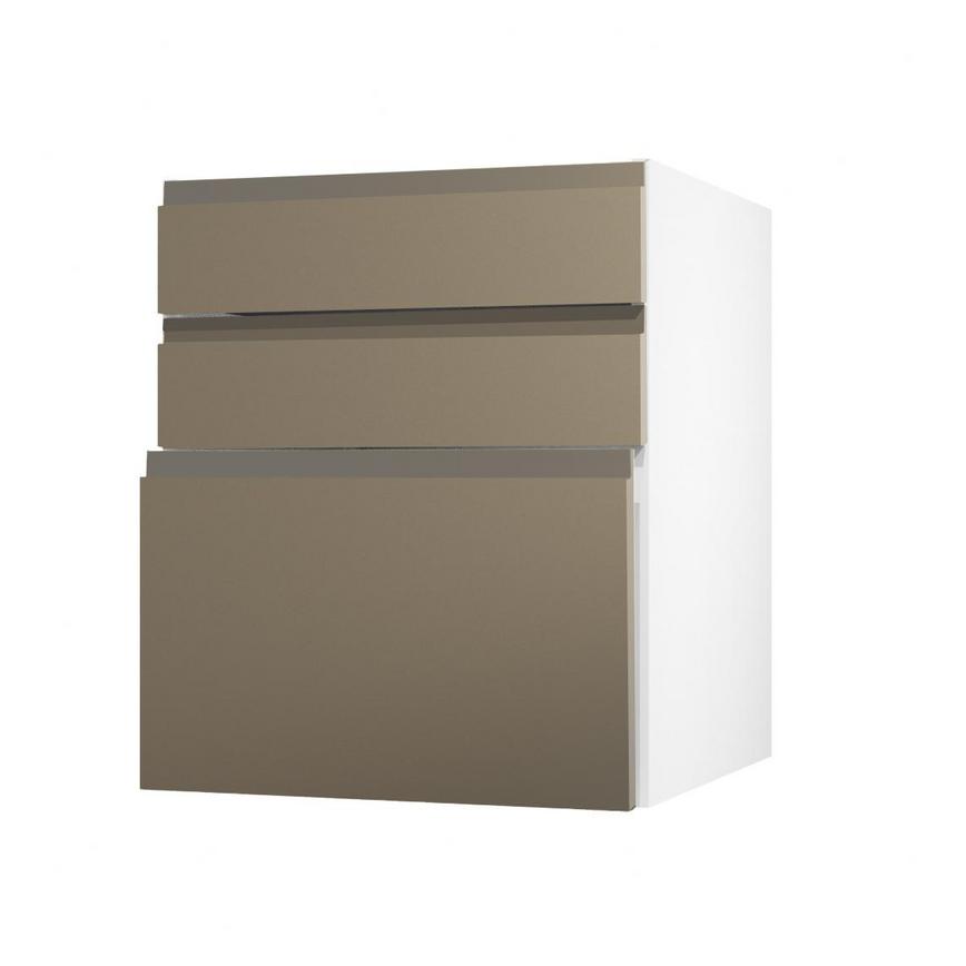Clerkenwell Matt Metallic Bronze 394mm x 600mm Hob or Pan Kitchen Door or Drawer Angled Open