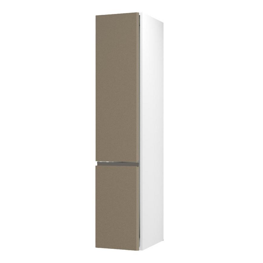 Clerkenwell Matt Metallic Bronze 1220mm x 400mm Full Height Larder Kitchen Door Angled Open