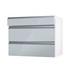 Clerkenwell Gloss Mist 160mm x 900mm Kitchen Drawer Angled Open