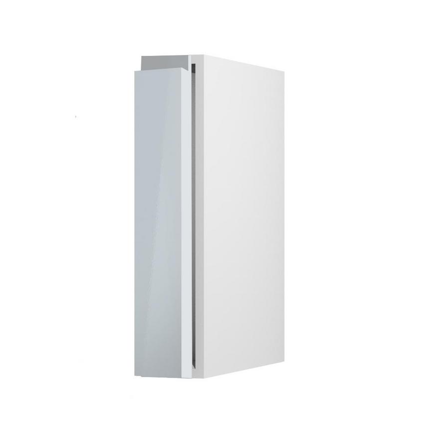 Clerkenwell Gloss Mist 720mm x 150mm Full Height Kitchen Door Angled Open